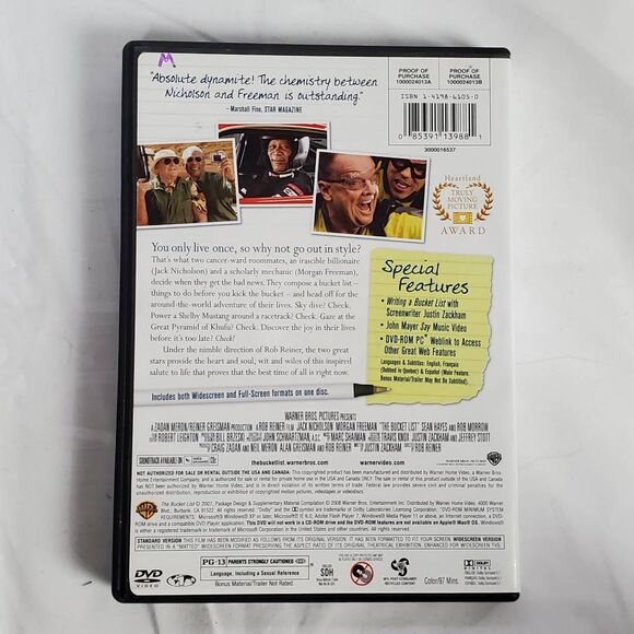 The Bucket List (DVD) - Picture 3 of 3
